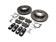 FRONT Brake Pads and Brake Disc Package Porsche 997 C4 Zimmermann - 99635140501, 99635140601, 99761267701, 99635108802, 95535296000, 99735193907