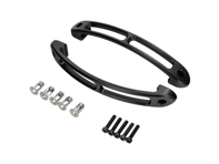 Slotted Matte black interior door pull 6 7/8', Pair. Porsche 911 - 90153106700 - InteriorHandle_6_7/8in_Slotted_Black