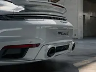 Sportauspuffanlage, mit Endrohren in Schwarz. Porsche 992 Turbo / Turbo S - 992044220
