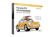 Porsche 911 „Surfboard“ Bahamagelb, Adventskalender