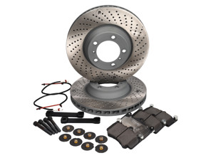 Bremsscheiben- und Beläge-Upgrade auf 350 mm für 996TT / C4S-Hinterachse