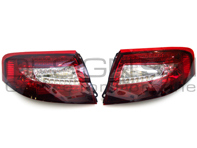 Indicator unit rear, Clear / Red with LED bulbs for Porsche 996 Turbo / 996 C4S - 99663148700, 99663148800