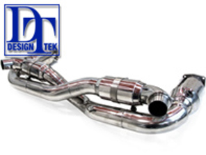 Sistema de escape deportivo para Porsche 997TT 07>> con 200 CELL CATS - DesignTek - 99711300980, 997113009BX, 99711301080, 997113010BX, 99711102680