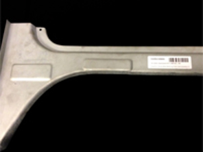 Vin / Numéro de châssis Section de réparation du panneau Porsche 911 1982-89 - 93050109800