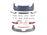 991.2 GT3 look Rear bumper conversion kit for Porsche 991.1 2WD - 99150529180, 991505291B0, 99150529182, 991505291B2, 992GT3FRKIT, 992GT3EXHKIT