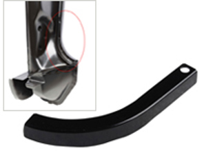 Door hinge pillar (A post) repair piece. Porsche 911 / 964 / 993 - 90150130520, 90150130620, 90150130520GRV, 90150130620GRV, 1681900880, 1681900870, 91150103900, 91150104000, 91150103902, 91150104002, 99350203900GRV, 99350204000GRV - 1681900870, 1681900880