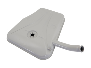 Réservoir de carburant, Gris, version OE, 52 L. Porsche 356B T6/ 356C T6 - 1615600800, 64420100107, 571100-9 - 1615600800