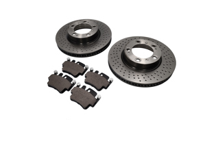 Plaquettes de frein avant et ensemble de disques de frein. Porsche 996C4S / 996 Turbo - 99635140904, 99635141004, 99635194913, 99635108901, 99661236501