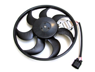 Radiator water fan DC. Porsche 955 Cayenne S / 957 Cayenne - 95562413601, 95562413600, 8EW 351 043-231, 8EW351043231