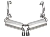 Sistema di scarico con bypass con valvola TrackTec. Porsche 981 Boxster / 981C Cayman - 98111192201, 98111192104, 98111192204, 98111122101, 98111123100, 98111123100, 98111132100, 98111142100, 98111143100, 98111122201, 98111123200, 98111132200, 98111142200, 98111192101 - FS.POR.981.VLVVC