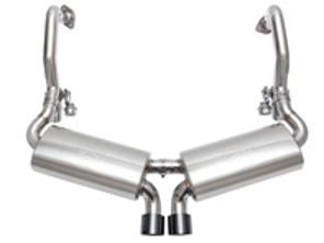 Sistema de escape de derivación con válvula TrackTec. Porsche 981 Boxster / 981C Caimán - 98111192201, 98111192104, 98111192204, 98111122101, 98111123100, 98111123100, 98111132100, 98111142100, 98111143100, 98111122201, 98111123200, 98111132200, 98111142200, 98111192101 - FS.POR.981.VLVVC