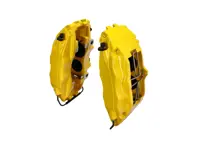 Brake Calipers 4 Piston 'Big Red' (YELLOW) 993 Turbo brakes. Porsche multiple applications - 99335142510, 99335142610, 1661900310 - EQ641200
