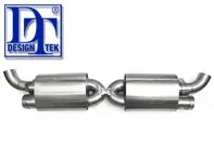 Silencieux d'échappement sport Cat Back (ROAD) Boîte arrière. Porsche 997 Turbo Gen2 DesignTek - 99711102730, 99711102731, 99711102732, 55-PS114, 126380-02