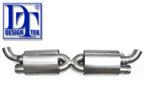 Sportauspuff Cat Back (ROAD) Heckbox. Porsche 997 Turbo Gen2 DesignTek - 99711102730, 99711102731, 99711102732, 55-PS114, 126380-02