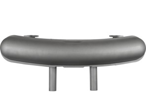 Auspuff Schalldämpfer / Schalldämpfer Heckbox. Porsche 911 1964-76 2 IN / 2 OUT 50mm Auslass - 92.510DUAL, 92510DUAL, 1620605800, 91111102501, 91111102500, 91111102505