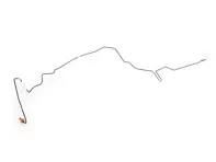 Linea dei freni. Porsche 997.2 - 99735519014