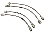 Flexibles de frein en acier inoxydable. Porsche 964 - DHK603