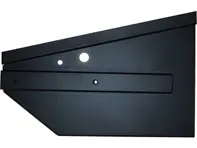 Batteriekastenseite mit Stoßfängerhalterung. Porsche 356B T5 - 64450103305, 64450103405, 571169-1, 571169-2, 571169, 1682700970, 1682700980 - 1682700970, 1682700980