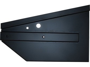 Batteriekastenseite mit Stoßfängerhalterung. Porsche 356B T5 - 64450103305, 64450103405, 571169-1, 571169-2, 571169, 1682700970, 1682700980 - 1682700970, 1682700980