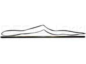 Schwellerleiste für Porsche 356 Speedster / 356B / 356C - 64455901107, PCG55901107 - 356139-01, 1686500206