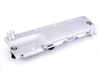 Air / Oil separator Silver cover, Cyl. 1-4  Porsche 957 Cayenne Turbo - 94810723652, 94810723552
