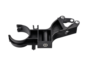 Staffa in plastica - Supporta il tubo del distributore del refrigerante anteriore. Porsche 981/718 (982) Boxster e Cayman / 991 Carrera e Turbo e GT3 - 99110641303