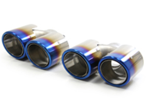 DesignTek Auspuff Endrohre Edelstahl, 'TITANIUM' für Porsche 997.2 2010>> - 3606409722, 99711115130, 99711135130, 99711198330, 99711115230, 99711135230, 99711198430, 99711198234, 99711198134