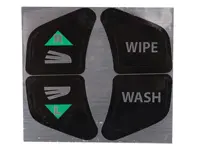 Aufklebersatz, Scheibenwischer und Blinker. Porsche 911 USA / 914 - 90155933001 - 1601502010