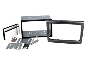 Placa Fascia Doble Din (Antracita). Porsche 911 (997) / 987 Boxster / 987C Caimán - CT23PO03