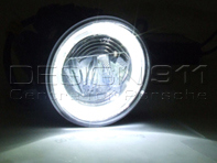 Front fog lamps clear LED with DRL (Daytime Running Lights). Porsche 958 Cayenne / Macan - 95863116300, 95563116300