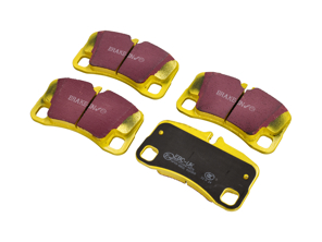 Plaquettes de frein arrière EBC YELLOW « Fast Road ». Porsche 997 turbo / GT3 / 997.2 C2/C4 - 99735294904, 99735294901, 99735294905, 99735294910 - DP 41930R, DP41930R