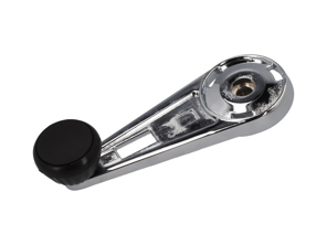 Manivelle de fenêtre, en Chrome. Porsche 911 1965-77 - 91154247102, 91154247100