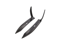 REAR BUMPER SPLITTERS IN CARBON 991.2 C4 / GTS 2017-19 - 99150502263, 99150502264, 99150502265