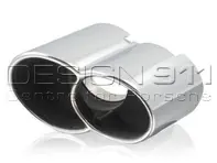 Auspuff-Endrohre 4-Rohr. Porsche 996 Turbo / 996 GT2 - 99611198101, 99611198201