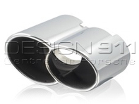 Terminali di scarico a 4 tubi. Porsche 996 Turbo / 996 GT2 - 99611198101, 99611198201