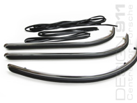 Front & Rear Bumper Rubber and Moulding Set. Porsche 911 1965 Onwards - 90150504650, 90150504651
