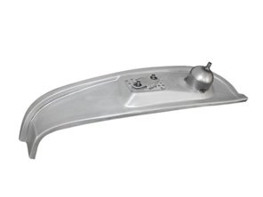 Montant de serrure de porte, gauche complet avec poche SWB. Porsche 911 / 912 1965-68 - 90150306122, 90150306321, 90150306121GRV, 90150306141, 90150306141GRV - PP210AL, P210AL