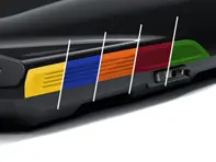 Auswechselbare Seitenlamellen für Porsche Performance Dachbox, grundiert. Porsche 991 / 992 - 9Y0044871, 9Y0044870, 9Y0044871A, 9Y0044871B, 9Y0044871C