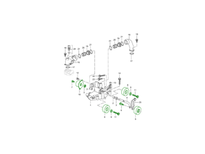 Kit complet de poulies et de courroies (tendeur, galets et courroie d'entraînement) pour Porsche 997-2 GT3 / GT3 RS (avec climatisation) 2010-2012 - 99610236550, 99611501670, 99611501672, 99907204109, 99907203901, 99907205901, 90006711703, 90006711705, 99611501571, 99611501576, 99610212552, 99610212553, 99611522171, 99611522172, 90037820009, 90037831301, 90007406302, 90038512001, 90007438001, 99710215192