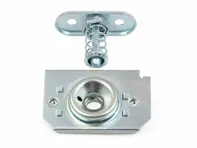 Rear boot lid lock set upper and lower parts PORSCHE 911 1965-89 / 912 - 93051205200, 90151205200, 64451151101