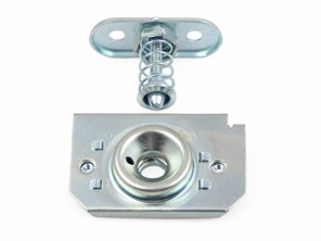 Rear boot lid lock set upper and lower parts PORSCHE 911 1965-89 / 912 - 93051205200, 90151205200, 64451151101