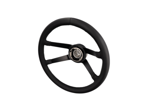 Verlängerte Nabe mit Deep Dish-Lederlenkrad 380 mm im Carrera RS-Stil. Porsche 911 1965 bis 1973 - 91134708205
