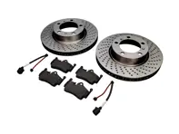 Pack plaquettes et disques de frein arrière Porsche 718 S OE - 98735240101, 98735293903, 98160916300
