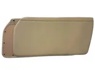 Door panel set, Basketwave, in Cream. Porsche 914 - 91455501711702, 91455501711, 91455528315