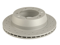 Brake disc rotor, Rear. Porsche 911 1984-89 3.2L Sport Coat Z - 460.1505.52, 91135204109, 91135204108, 92039700
