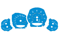 Ziffernblattsatz, PDK / MPH. Porsche 991.2