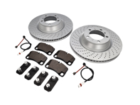 REAR Brake Pads and Brake Disc Package Porsche 997 Turbo ABS - 99735240502, 99735240602, 99761275402, 99735208602, 99735294905