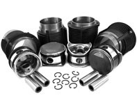 Pistone Big Bore e kit cilindro fuso 86mm. Porsche 356C/912 - 0081186PS, 008 11 86PS
