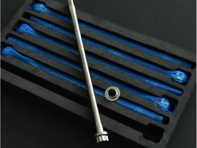 Engine case through bolt set, titanium. Porsche 911 / 964 / 993 - 90110117300, 90110116103, 99907000403, 93010117306, 93010117201, 95910117200, 95910117302