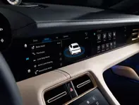 Beeldscherm en bedieningspaneel met 'touchscreen'. Porsche Taycan LHD - 9J1919599F, 9J1919599M